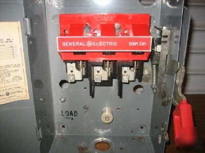Ge general electric THN3362 disconnect switch 60A a 4