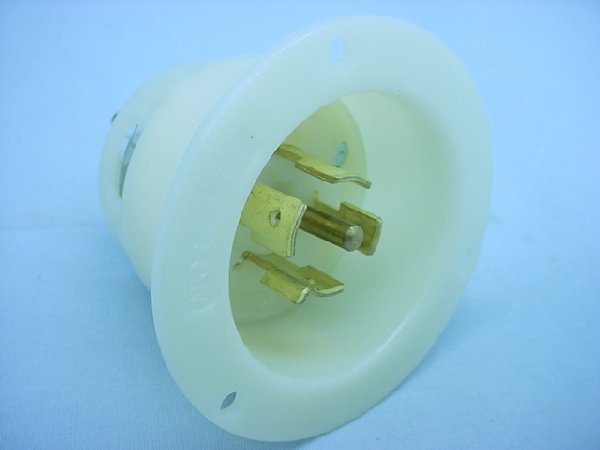 Leviton L22-20 locking flanged inlet 20A 277/480V 3PH