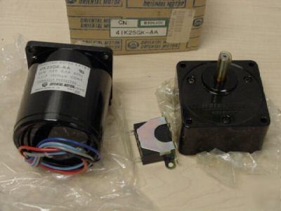 Oriental motor model: 4IK25GK-aa motor = 
