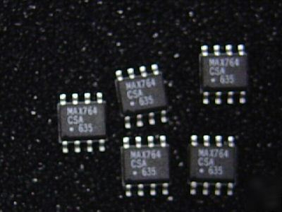 Qty 5 MAX764CSA -5 volt inverting switching regulator