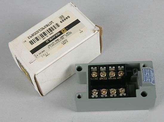 Square d base receptacle type 62 9007 50089 turret 