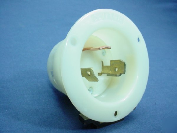 10 non-nema flanged locking inlets 30A 250V 3334-gc