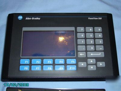 Ab allen bradley panelview 550 # 2711-B5A1 *very nice*