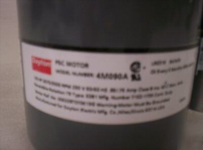 Dayton psc motor model 4M090A 1/8 hp, 2670/3000 rpms