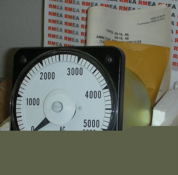 Ge yokogawa ac volts panel meter ye/103021PZUL 0-150VAC