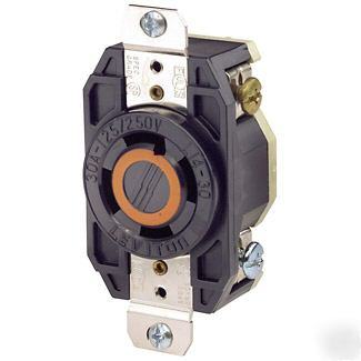 Leviton 2710 30A L14-30R locking flush receptacle