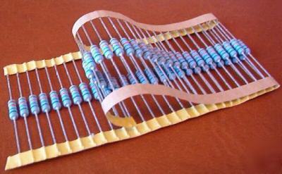 Lot of 50 resistors 56K ohm 1 watt 5% w/bonus chart 