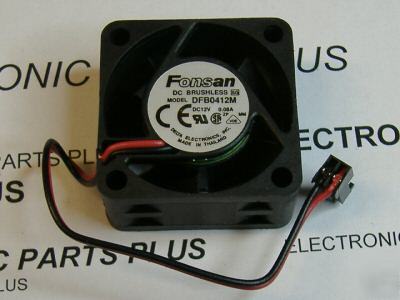 Minature 12 vdc muffin fans lot of 4