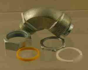 Raco 3424 1 in 90 degree liquidtight conduit connector