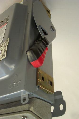 Square d 60A 600V interlocked recepticle switch H362AWC