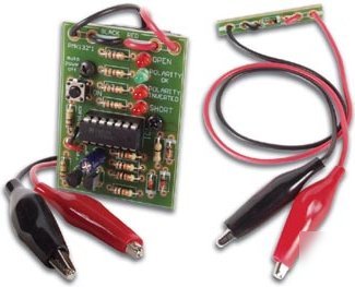 Velleman MK132 speaker cable wire polarity checker kit