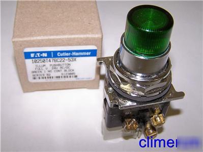 Cutler hammer 10250, 10250T476C22-53X pushbutton 