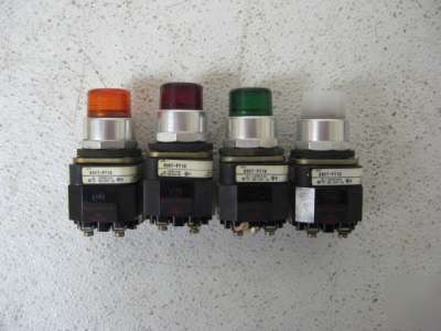 Allen bradley 800T-PT16 push buttons lot of 4