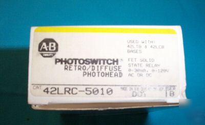 Allen bradley photoswitch retro/diffuse photohead * *