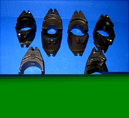 Burndy crimper p die set cutter adapter & 4 more Y46C
