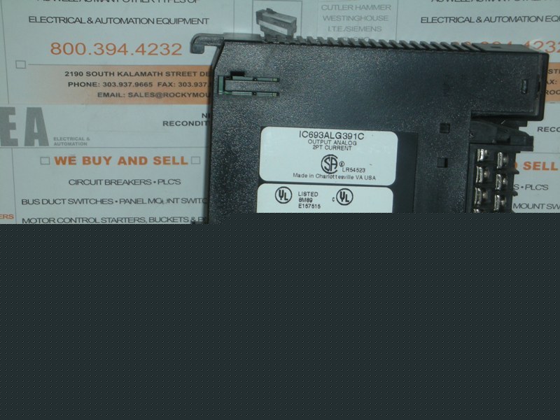 Ge fanuc IC693ALG391C analog output module, used