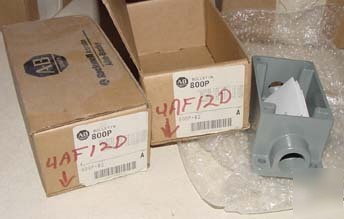 New 2PC allen bradley 800P-B2 pb enclosure in box