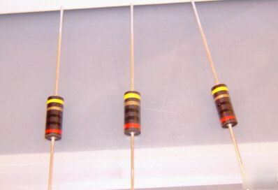 New 5 allen bradley resistors 1W 20 ohm 5% carbon comp 