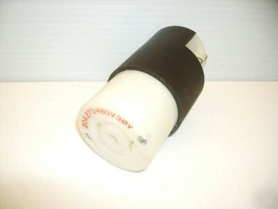 New hubbell plug connector HBL2523 L22-20R 277/480 2523 