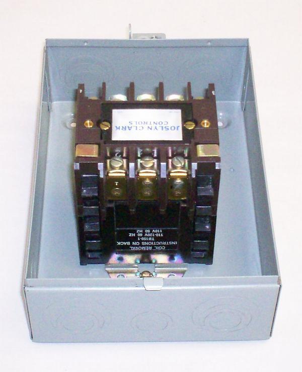 New joslyn clark ac starter box contactor non-reversing