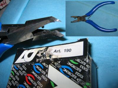 New lectron art. 190 electrician pliers in box