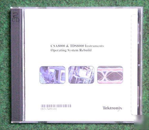 New tektronix tds 8000 system rebuild 2 cd roms brand 