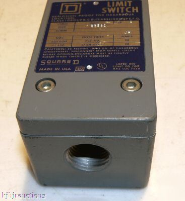Square d 9007 explosion proof BR53D limit switch