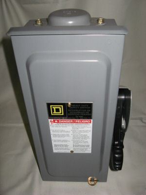 Square d heavy duty safety switch,30 a H361RB