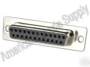 New db-25 female solder connector, arcade 8 liner d-sub
