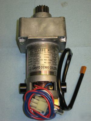 Sanyo denki dc geared motor M603-406-g unused