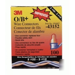 Scotchlok 2 wire connectors greater wire capacity o/b