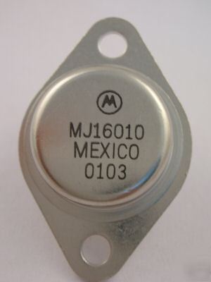 10PCS, npn MJ16010 power amp transistor 450V to-3 mot