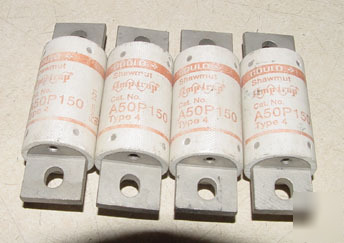 4PC gould amp trap 150AMP fuse A50P150