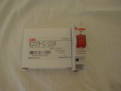 Abb E229-c / 220 ind lamp red 220VAC 