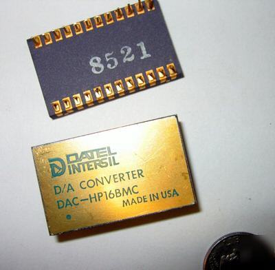 Dac-HP16BMC gold vintage collectible datel intersil dac