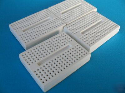 Lot of four (4) mini solderless breadboard 170 point