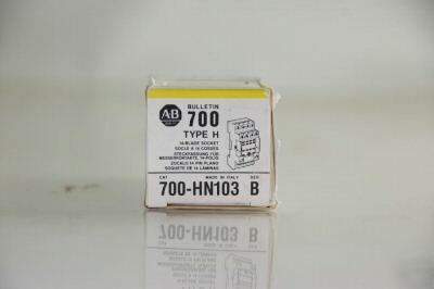 New allen bradley 700-HN103 socket series b type h see