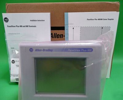 New factory sealed ab panelview plus 2711P-T6M20A b 