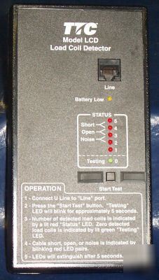 Ttc t-berd model lcd load coil detector