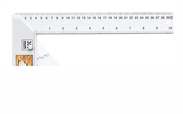 12'' multi function right angle ruler