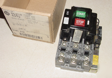 New allen bradley 609U-aob manual motor starter 