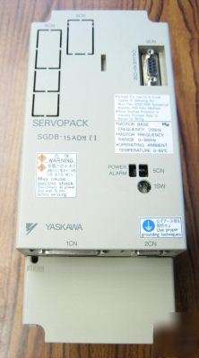 Yaskawa servopack sgdb-15ADMY1 3PH 1.2 kw/1.6HP