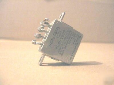 4 tested mil-spec relays 10AMP, 28VDC by leach 