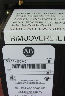 New allen bradley panelview 2711-B5A5 b 2711B5A5