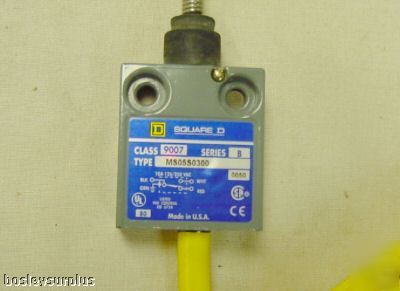 Square d 9007-MS05S0300 miniature limit switch