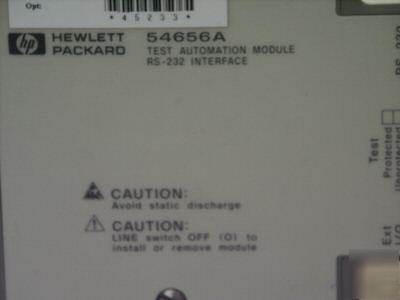 Hp/agilent 54656A test automation module