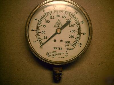 Ametek water pressure gauge p/n P1590 3 1/2 