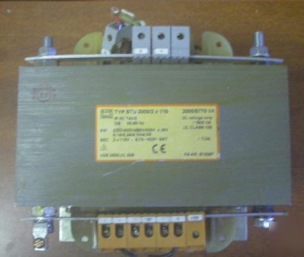 Block brand transformer pri:230/400/480/520V +/- 20V