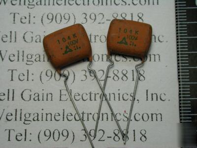 Matsushita ecq-M1104KZB 0.1UF 10% poly metal capacitor