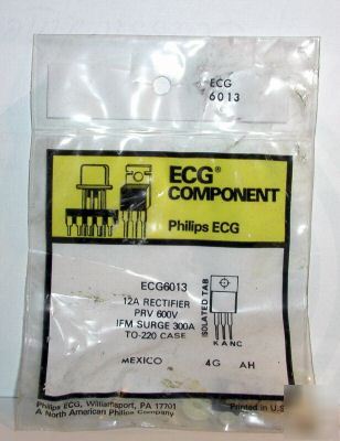 New NTE6013 ECG6013 12A rectifier prv 600V 